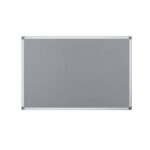 Bi-office notice boards Maya felt grey 120x90 cm