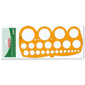 Maschera per cerchi ARDA con smusso mm.1-55/80 polistirolo arancio bordo
