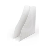 Portariviste ARDA Mydesk polistirolo bianco 7,5x26,6x27,8 cm