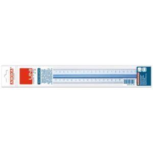 Triplo decimetro ARDA Linea Uni plastica termoresistente fumé ottico trasparente