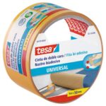 Tesa Universal double-sided hand-tearable tape 50 mm x 5 m white