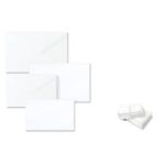 Biglietti con buste Ellebi - Sadoch Dalmazia "formato 9" 9x14 cm bianco