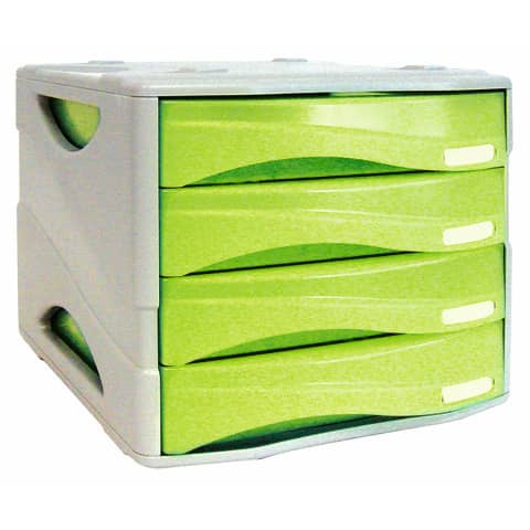 Cassettiera 4 cassetti ARDA Smile polistirolo antiurto e materiale