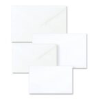 Ellebi envelope cards - Sadoch Dalmatia "format 4" 7.5x11 cm white