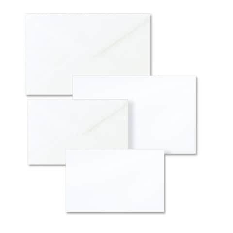 Ellebi envelope cards - Sadoch Dalmatia "format 4" 7.5x11 cm white
