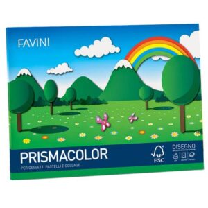 Album da disegno FAVINI PRISMACOLOR in cartoncino monoruvido 5 colori assortiti