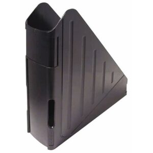 Magazine rack ARDA Classic polystyrene shockproof matt black 7,5x27x29,5 cm