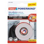 Double-sided adhesive tape tesa Powerbond® ULTRA STRONG 19 mm x 1.5 m white