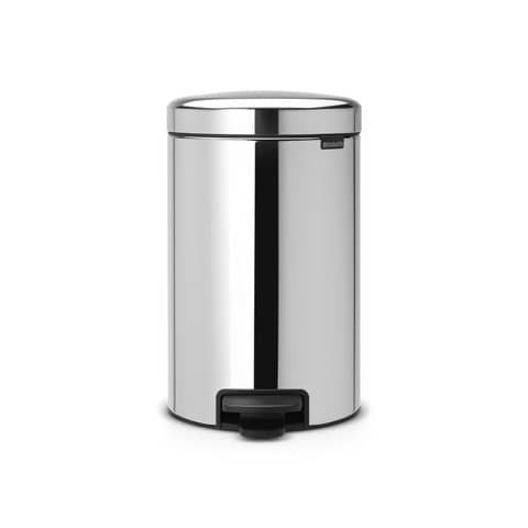 Pattumiera a pedale Brabantia Inox New Icon 12L 24x32,5x40 cm 12 litri