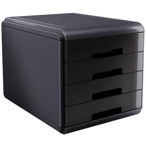 ARDA Mydesk polystyrene and unbreakable material 4-drawer chest of drawers