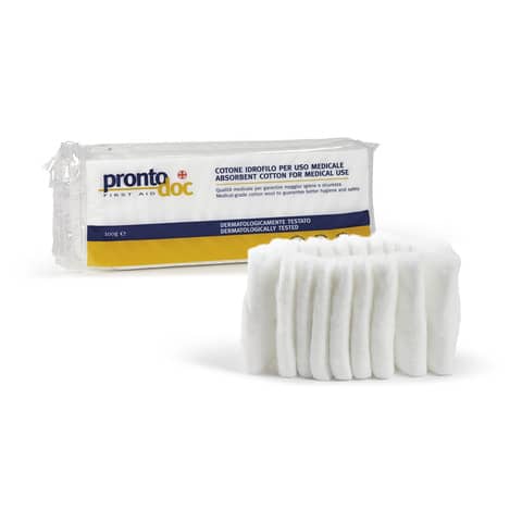 Prontodoc cotton wool 100 g white