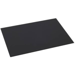 Sottomano Neon Arda in plastica morbida Soft-touch f.to 50x35 cm nero