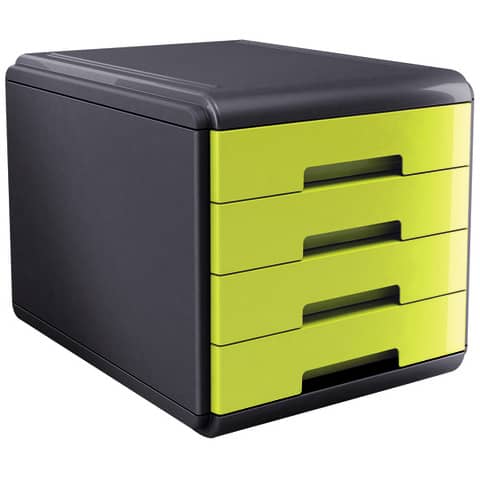 ARDA Mydesk polystyrene and unbreakable material 4-drawer chest of drawers