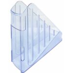 Portariviste ARDA Classic polistirolo antiurto azzurro trasparente 7,5x27x29,5