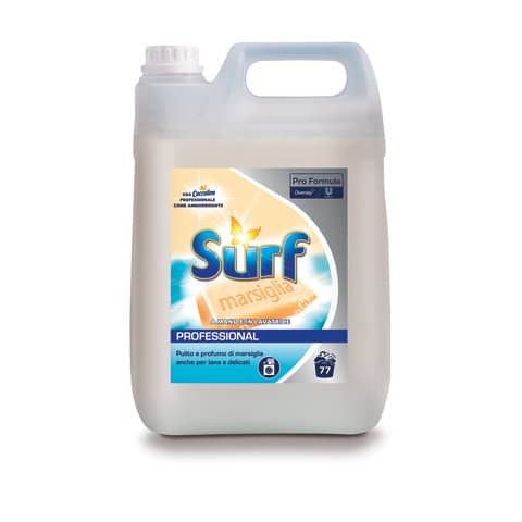 Detersivo liquido fragranza marsiglia Surf 5 L giallo