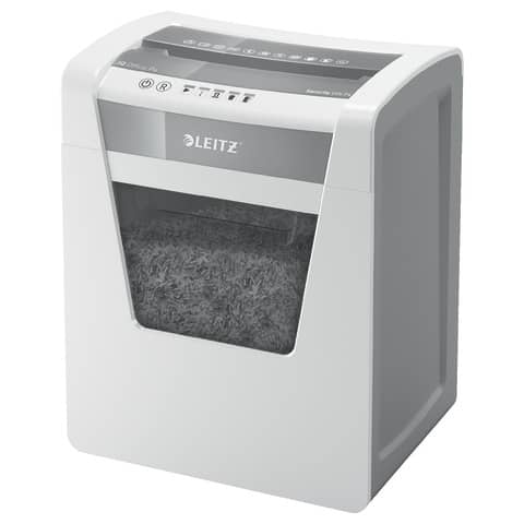 Distruggidocumenti manuale Leitz IQ P4 Office - 23 L - bianco -