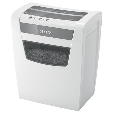Distruggidocumenti manuale Leitz IQ P4 Home Office - 23 L - bianco -