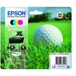 Cartucce inkjet alta capacità Pallina da golf 34XL Epson