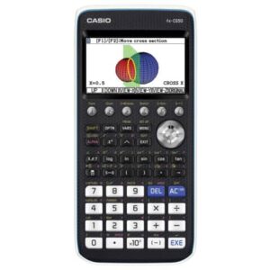 Casio black CAS-free graphic calculator with over 65,000 colours