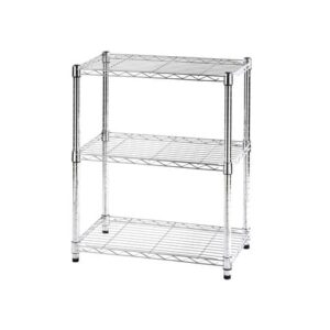 Scaffale a 3 ripiani Serena Group Archimede in acciaio grigio