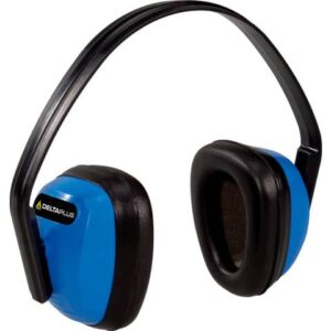 Delta Plus noise-reducing headphones with polystyrene earcups