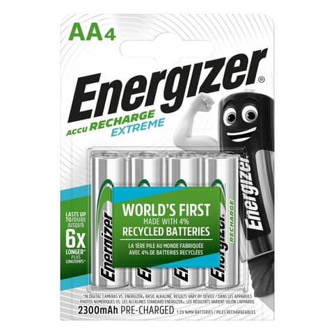 Batterie ricaricabili ENERGIZER Extreme AA - 2300 mAh