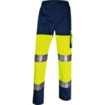 Delta Plus high visibility work trousers - class 2 - 5 pockets -
