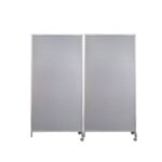Paravento con magneti Serena Group in policarbonato grigio 80x40x170 cm