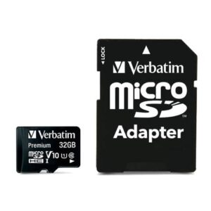 Verbatim micro sdhc flash memory card - class 10 with adapter 32 GB