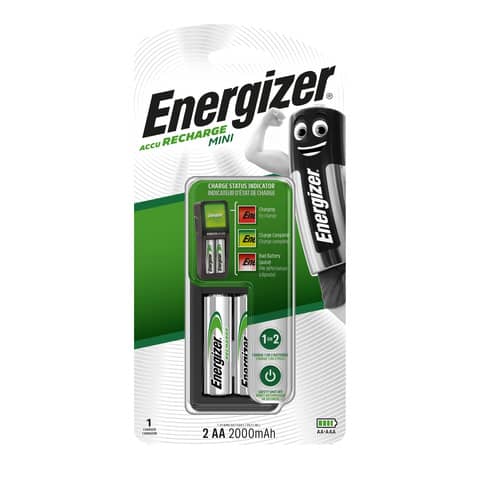 ENERGIZER Mini Charger 2000mAh including 2 batteries
