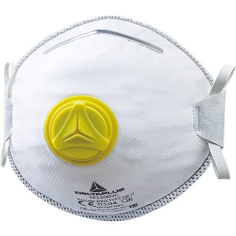 Protective masks Delta Plus FFP2 non-woven synthetic fibre with valve