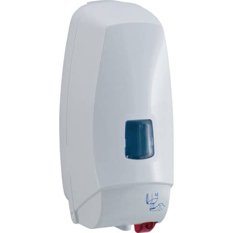 Distrib. elettronico detergenti liquidi cm 12,5x13x27,5 Hylab in ABS capacità
