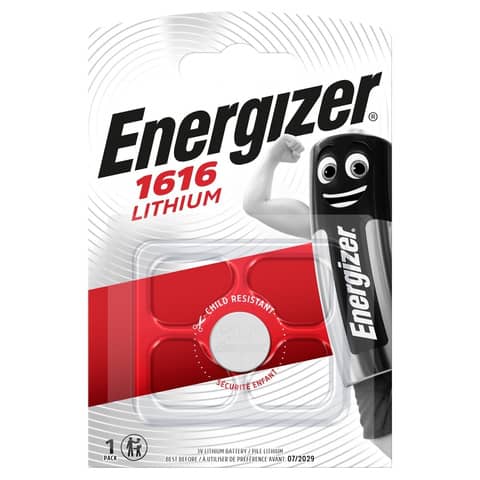 Batteria al litio a bottone Energizer Lithium BP1 - CR1616