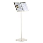 TECNOSTYL A4 acrylic floor display 22x38x108 cm transparent