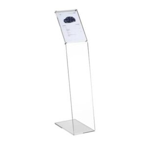 TECNOSTYL A4 upright acrylic information display stand