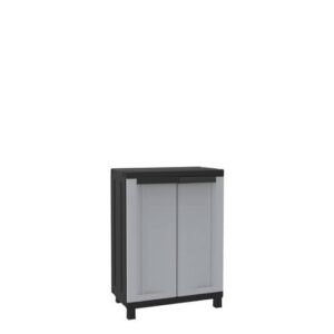 Armadietto a due ante TERRY Twist Black 680 grigio/nero 68x39x91,5 cm