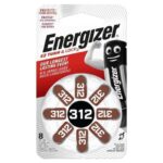 ENERGIZER 312 Zinc Air TL8 button cells