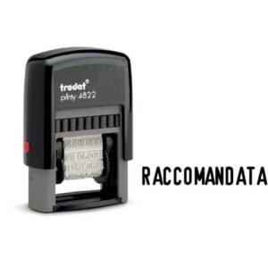 Self-inking polynome with 12 trade marks TRODAT PRINTY 4822