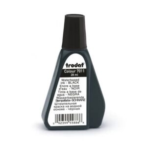 Inchiostro per timbri 7011 TRODAT 28 ml nero