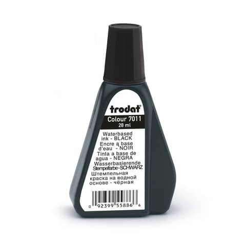 Inchiostro per timbri 7011 TRODAT 28 ml nero