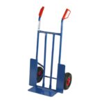 Carrello in acciaio Serena Group con doppio manico 57 x 46 x h. 116 cm blu