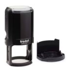 Timbro di testo TRODAT PRINTY 4642 in plastica Ø 42 nero -