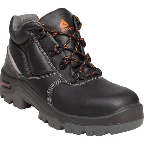 Delta Plus low-profile Phoenix S3 work shoes -pigmented crust leather- treatment
