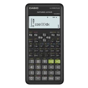 Casio FX-570ES PLUS scientific calculator with 417 functions. Admitted to the