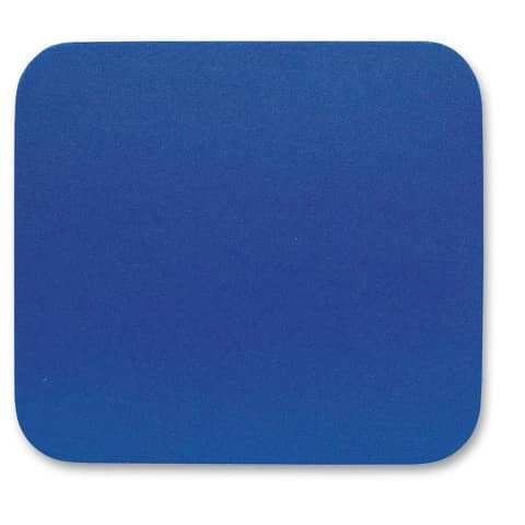 Tappetino mouse FELLOWES Soft gomma e poliestere blu