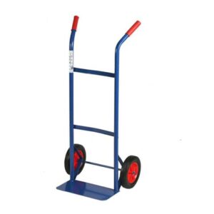 Carrello in acciaio Serena Group doppio manico 46x35x 100 cm blu ruote gomma