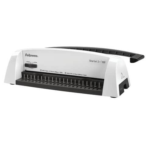 Rilegatrice a dorsi plastici FELLOWES Starlet 2+ 120 capacità di perforazione