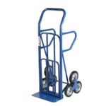 Carrello in acciaio Serena Group 55 x 52-80 x h. 140 cm blu portata 150 kg -