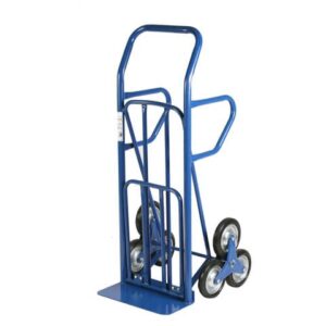 Carrello in acciaio Serena Group 55 x 52-80 x h. 140 cm blu portata 150 kg -