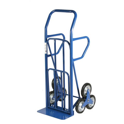Carrello in acciaio Serena Group 55 x 52-80 x h. 140 cm blu portata 150 kg -